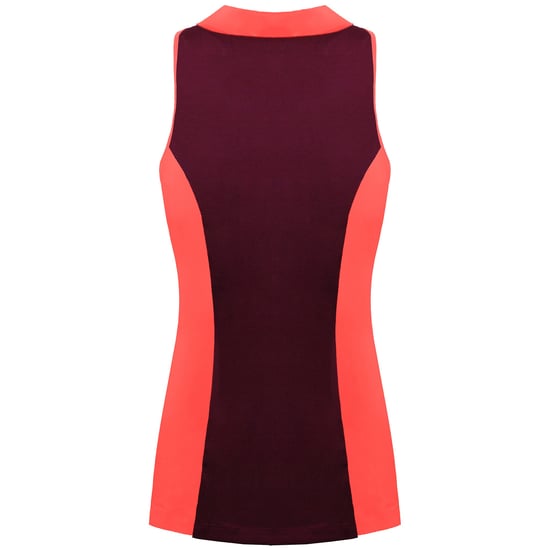 Asics Logo Womens Burgundy Padel Vest - Image 2