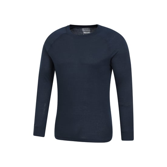 Mountain Warehouse Heren Talus Ronde Hals Thermo Top met Lange Mouwen (Blauw) - Image 2