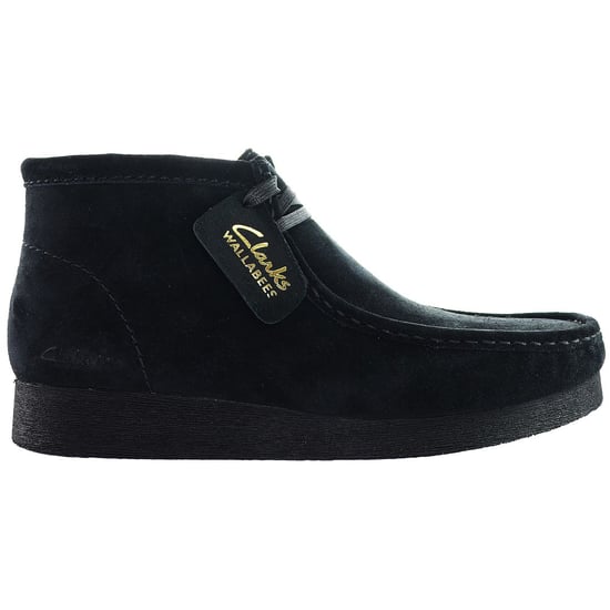 Clarks Originals Wallabee Womens Black Boots - Image 1