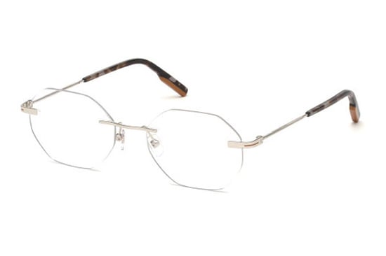 Ermenegildo Zegna Avaitor metal Unisex Eyeglasses Silver / Clear Lens