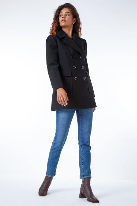 Double Breasted Longline Coat