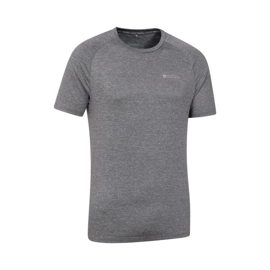 Mountain Warehouse Mens Agra Randig IsoCool T-shirt (Grå) - Image 2