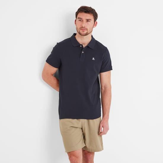 Braunton Mens Polo Shirt - Dark Indigo
