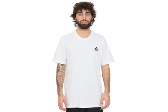 Adidas Men's Small Logo Jersey T-Shirt - Image 1