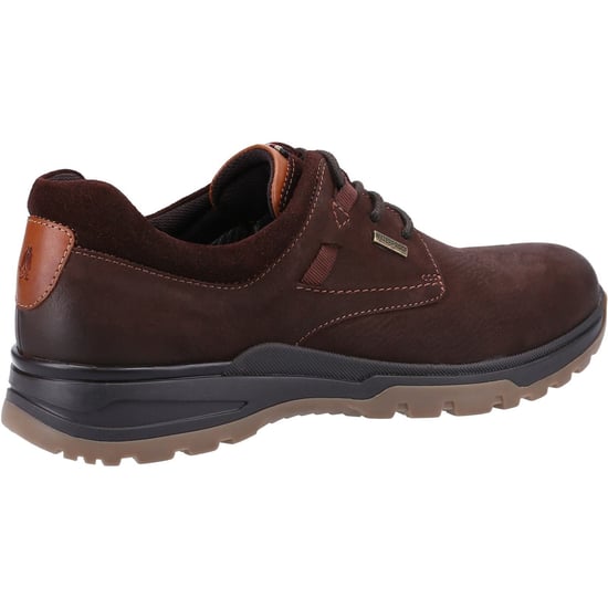 Hush Puppies Pele Leather Men's Brown Nubuck Lace-Up Shoes - Image 2