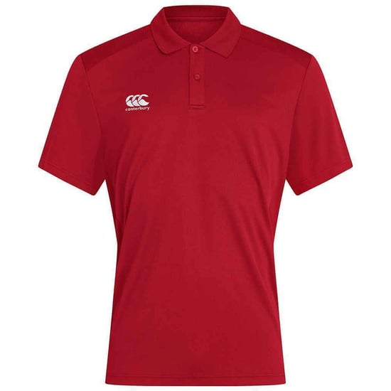 Canterbury Mens Club Dry Polo Shirt (Red)