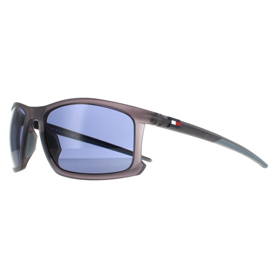 Tommy Hilfiger Rectangle Mens Matte Grey  Blue  TH 1915/S