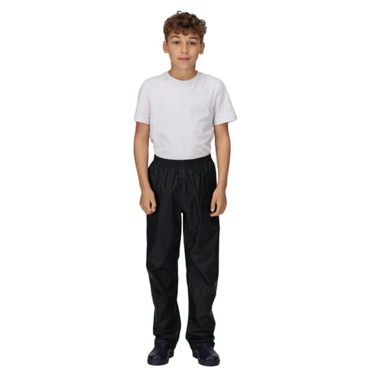 Regatta Childrens/Kids Stormbreak Waterproof Over Trousers (Black)