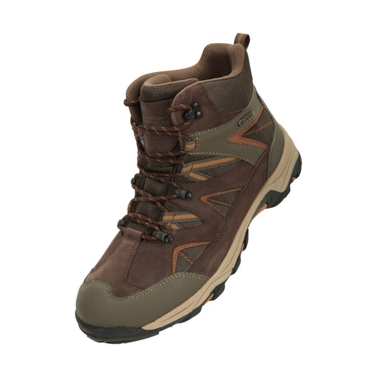Mountain Warehouse Mens Rapid Suede Hiking Boots (Brown) - Image 1