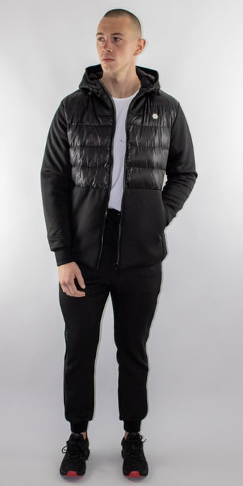 Mens D-Rock Tracksuit Set Padded Jacket and Cuffed Bottom