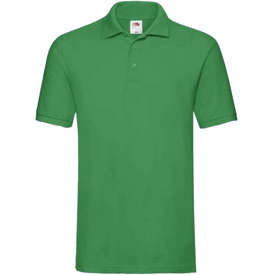 Fruit of the Loom Heren Premium Katoenen Piqué Poloshirt (Kelly Groen) - Image 1