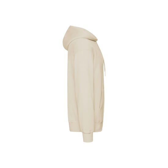 Fruit Of The Loom Mens Hooded Sweatshirt / Hoodie (Natural) - Image 3