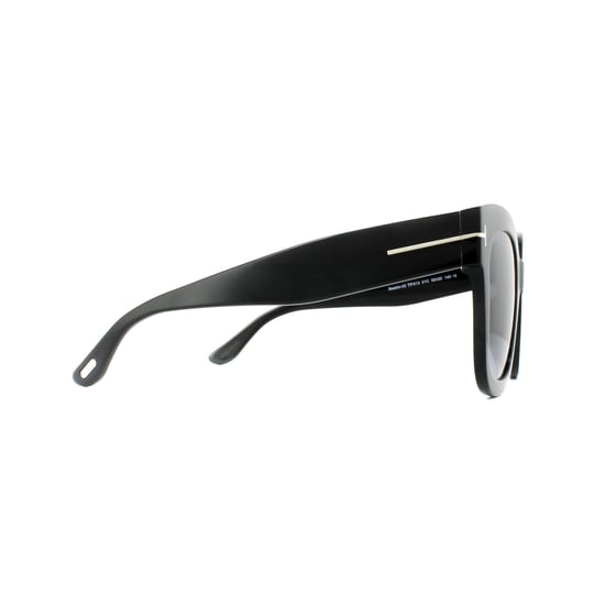Tom Ford Sunglasses 0613 Beatrix 01C Shiny Black Smoke Grey Mirror - Image 4