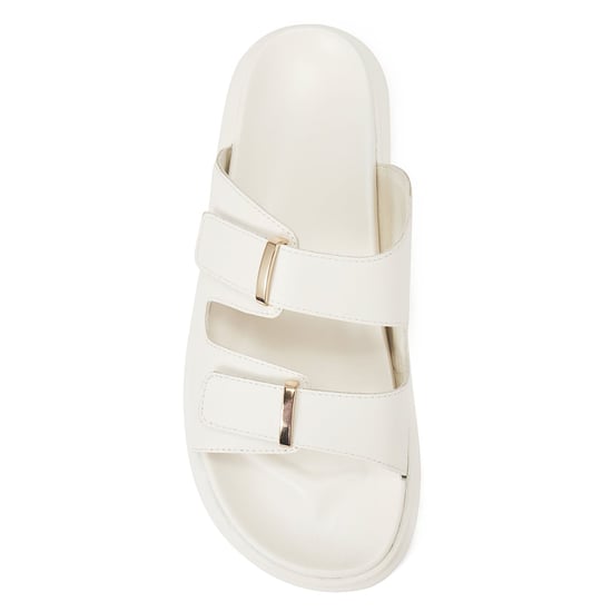 Larissa Nappa Cream Sandals