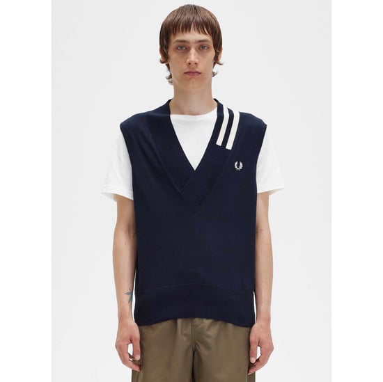 Fredperry Fp V-Neck Broken Tipped Tank Vest
