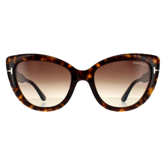 Tom Ford Cat Eye Dam Mörk Havanna Brun Gradient - Image 1