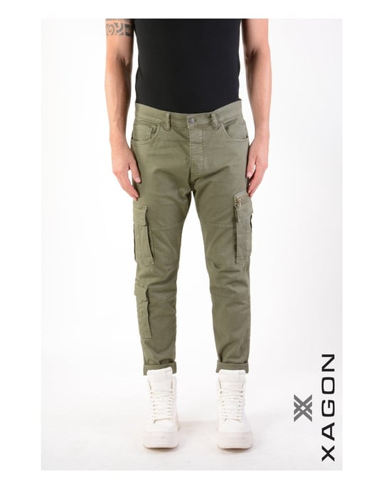 Xagon Trousers Cargo Men's Green - Image 3