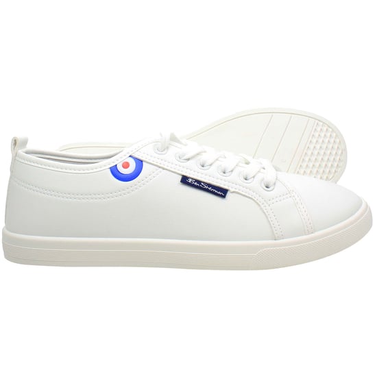 Ben Sherman Southside Mens White Trainers - Image 1