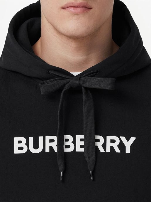 Burberry Ansdel Logo print Hoodie in Black - Image 4