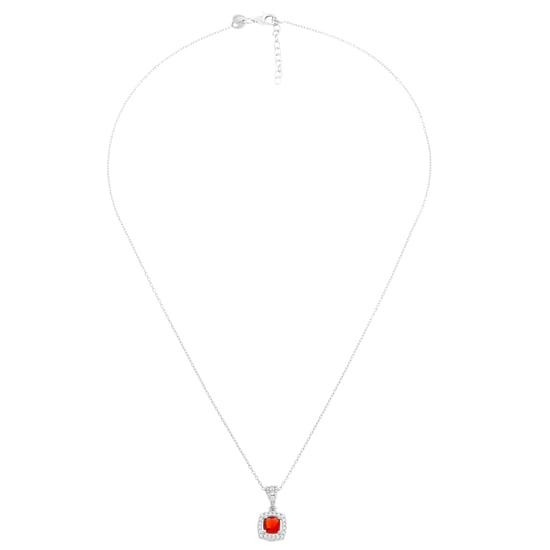 Orphelia 'Faustine' Dames 925 Sterling Zilveren Ketting met Hanger - Zilver ZH-7199/RE - Image 4