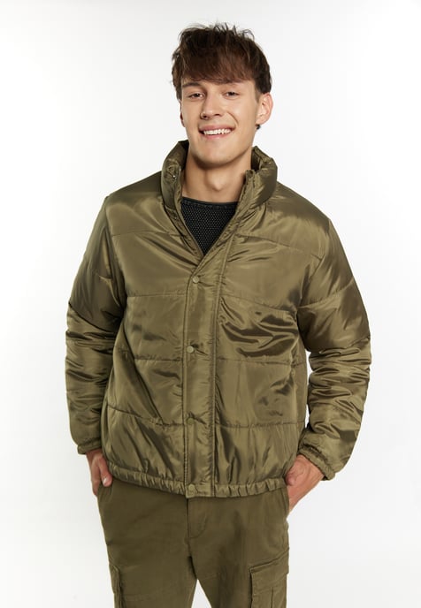 Mo Light quilted jacket Men Military olive - Image 3