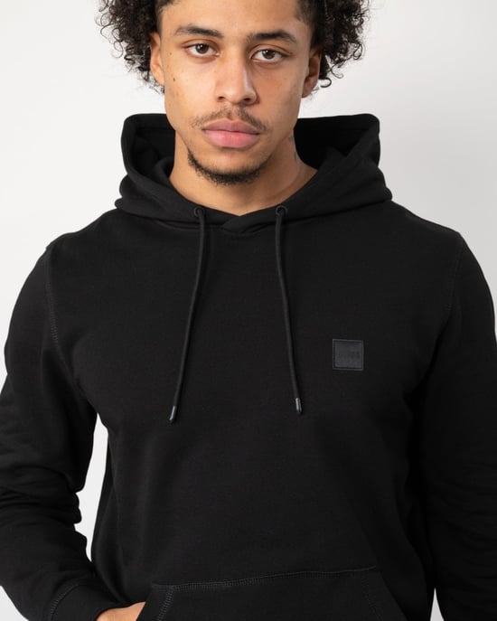 BOSS Orange Wetalk Mens Pullover Hoodie With Logo Patch NOS - Image 2