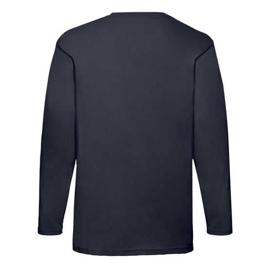 Fruit of the Loom Unisex Adult Valueweight T-shirt met lange mouwen (Deep Navy) - Image 2