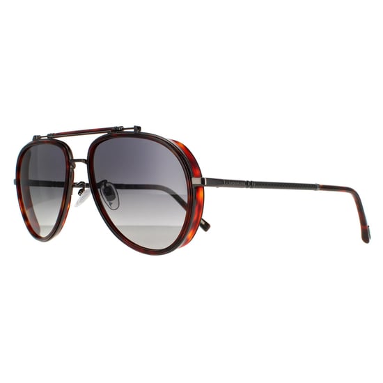 Chopard Aviator Mens Brown Honey Havana Smoke Gradient Polarised SCHF24