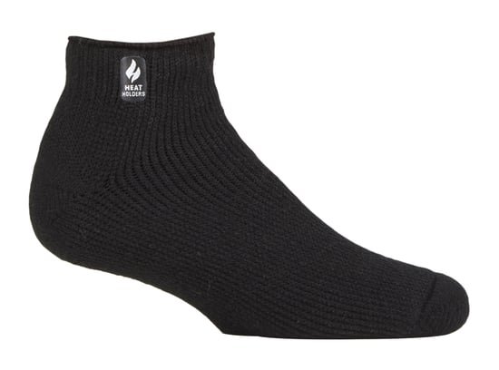 Heat Holders - Thermal Trainer Socks för herrar | Low Cut-strumpor för vintern - Svart - Image 1