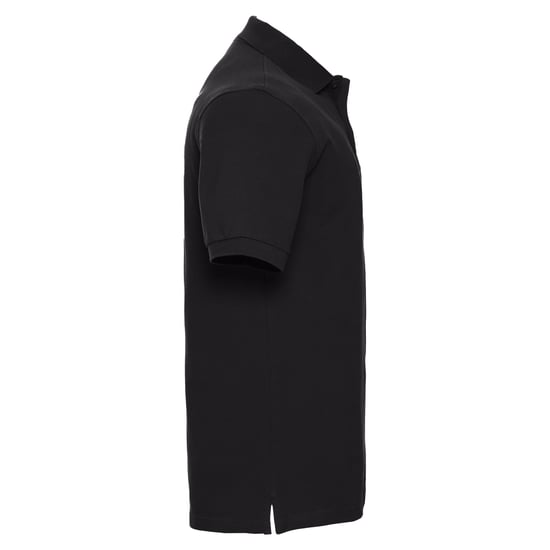 Russell Heren Klassiek Piqué Katoenen Polo Shirt (Zwart) - Image 3