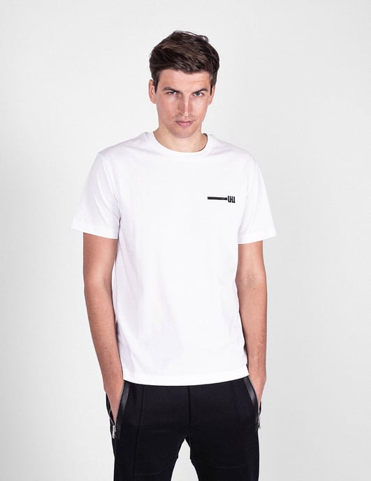 Les Hommes T-shirt Typography Men's Black - Image 3