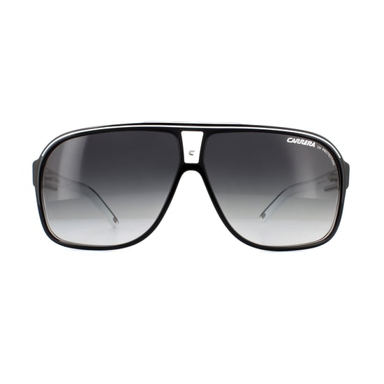 Carrera Aviator Mens Black Dark Grey Gradient Sunglasses - Image 1