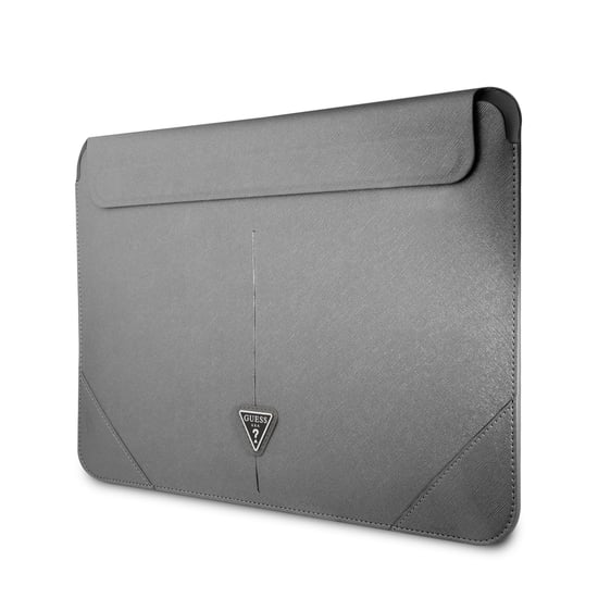 Guess 13/14 Inch Laptop Sleeve PU Saffiano Triangle Metal Logo