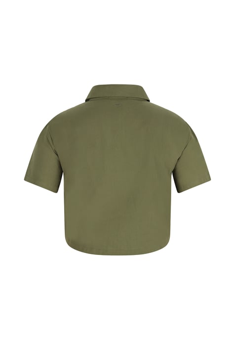 Dreimaster Blouse Dames olijf - Image 2