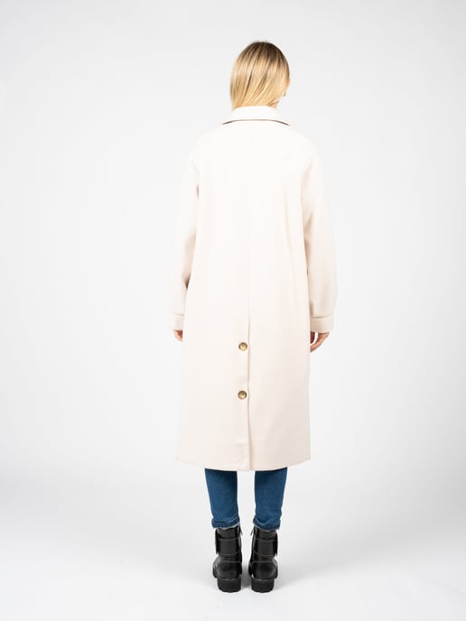 Silvian Heach Coat Woman's White - Image 4