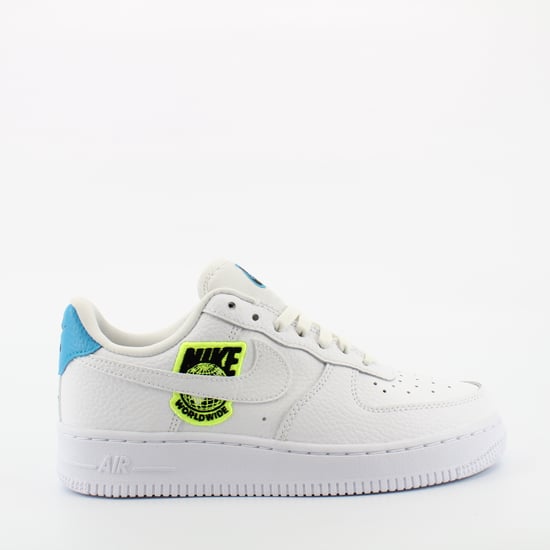 Nike Air Force 1 07 White Leather Womens Lace Up Trainers CT1414 101