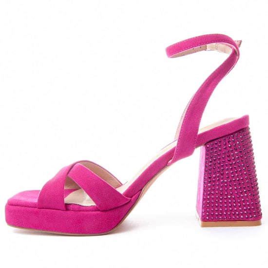 Montevita klack sandal Festsand3 i fuchsia - Image 5