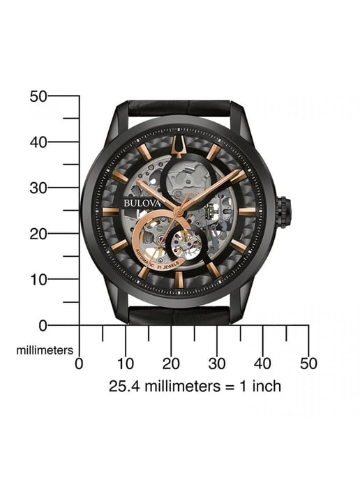 Bulova Sutton Automatic Men's Black Watch 98A283