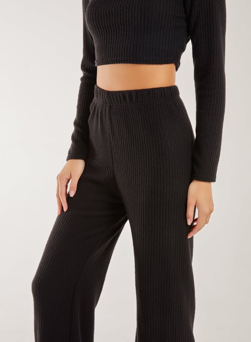 Soft Brushed Rib Flares