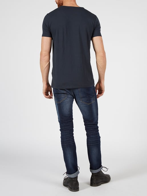 Petrol Industries - 2-pack Basic T-shirt V-Neck Men - Blue