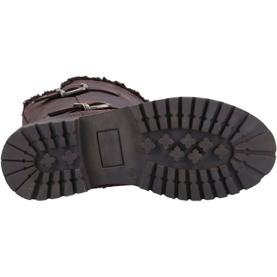 Hush Puppies Winnie Leather Women's Brown Boots - Image 3
