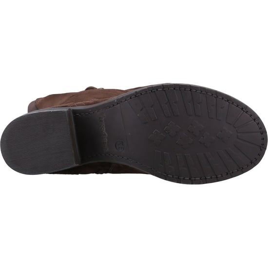 Hush Puppies Heidi Leather Damstövlar i brun mocka - Image 3