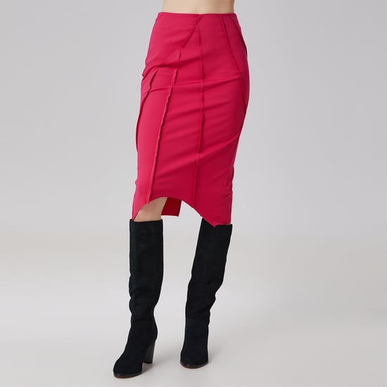 Asymmetric structural lines skirt - Image 2