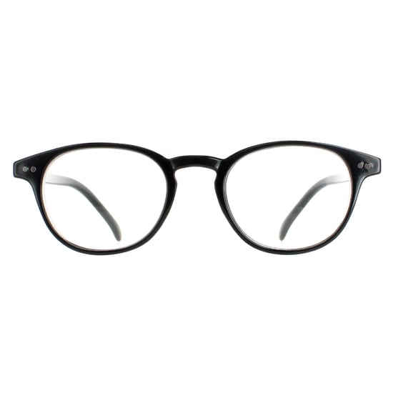 Polaroid Oval Unisex Shiny Black PLD 0008/R/CH Readers +2.0