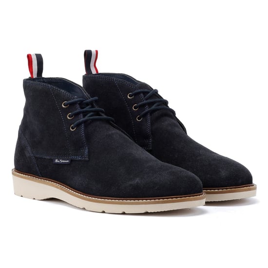 Ben Sherman Hampton Suede Herenlaarzen Navy - Image 1