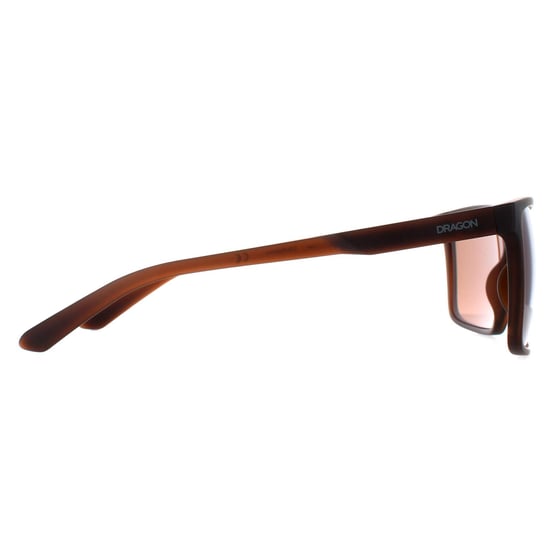 Dragon Rectangle Mens Matte Brown Lumalens Brown Sparrow