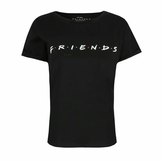 Friends Titles Womens Black T-Shirt - Image 1