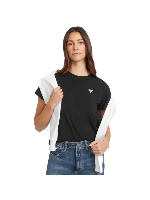 Guess dames T-shirt met mini-driehoekprint - Image 1