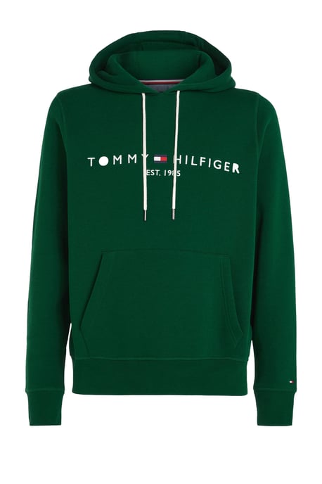 Tommy Hilfiger Hoodies Logo Hoodie Green - Image 1