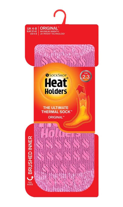HEAT HOLDERS - Halkfria termiska strumpor med grepp för damer - Image 2